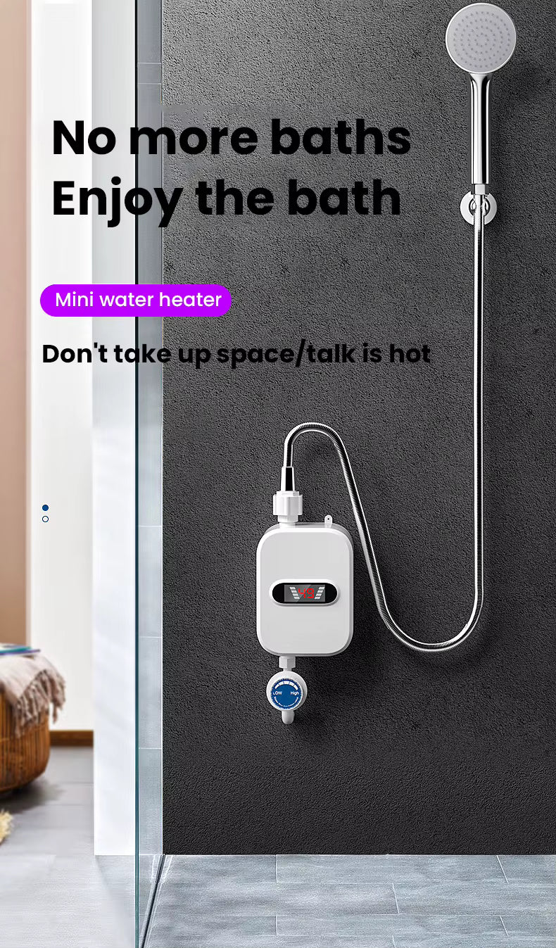 Chauffe-Eau Instantané 3500W – Robinet Chauffant avec Affichage Numérique