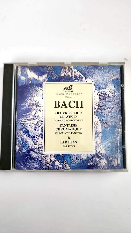 Bach – Œuvres pour clavecin, Fantaisie chromatique et Partitas – Christiane Jaccottet – CD