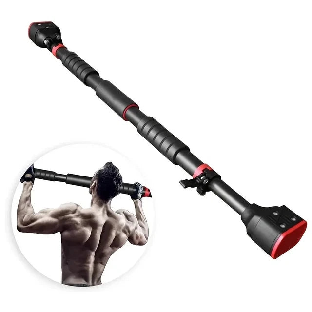 Barre de Traction Télescopique Réglable Sans Perçage – Équipement Fitness Musculation à Domicile pour Porte et Entraînement Haut du Corps