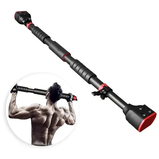 Barre de Traction Télescopique Réglable Sans Perçage – Équipement Fitness Musculation à Domicile pour Porte et Entraînement Haut du Corps