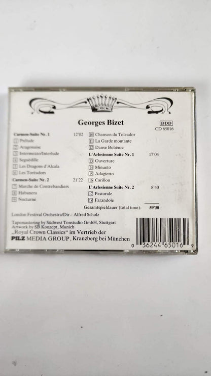 Bizet – Suites de Carmen et L’Arlésienne – Alfred Scholz – CD Royal Crown Classics