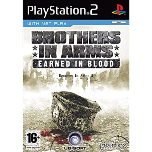 jeu vidéo brothers in arms earned in blood ps2 playstation 2