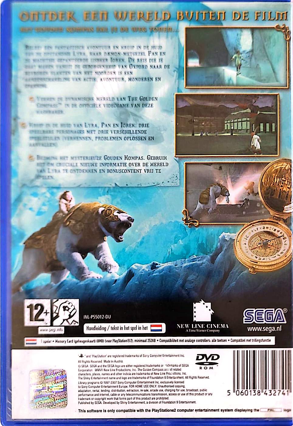 The Golden Compass PS2 PlayStation 2 PAL Jeu d’Action Aventure SEGA