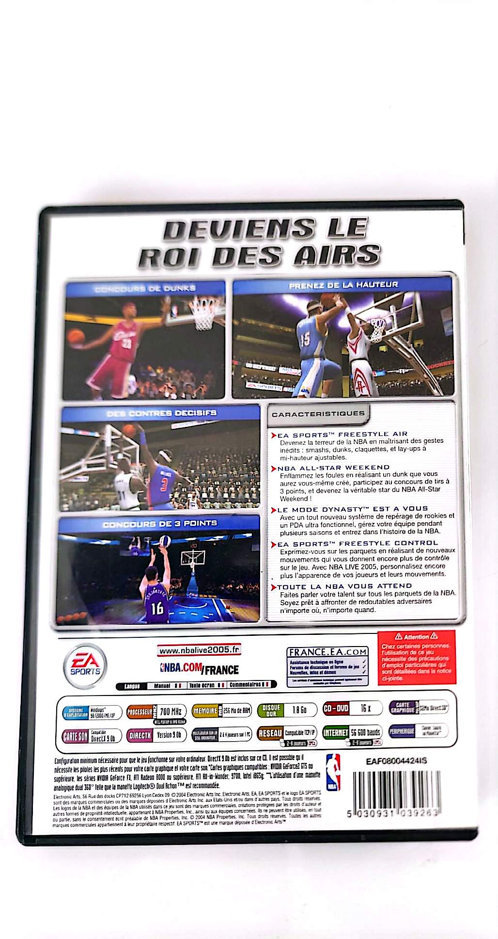 NBA Live 2005 – Jeu PC CD-ROM | EA Sports | Basketball NBA | Version Française
