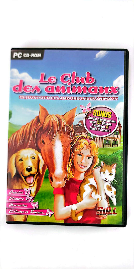 Le Club des Animaux – Jeu PC CD-ROM | SDLL | 25 Jeux Éducatifs | Enfants | Version Française