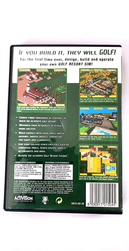 Golf Resort Tycoon – Jeu PC CD-ROM | Activision | Simulation Gestion Golf | Version Anglaise