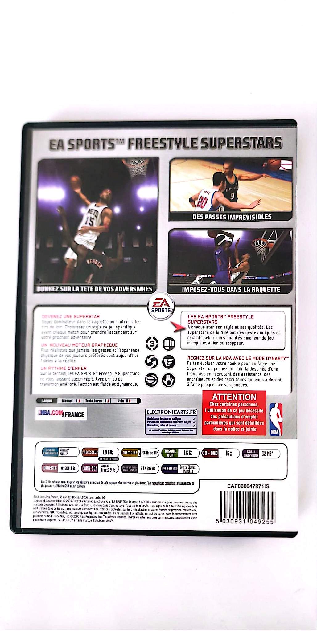 NBA Live 06 – Jeu PC CD-ROM | EA Sports | Basketball NBA | Tony Parker | Version Française