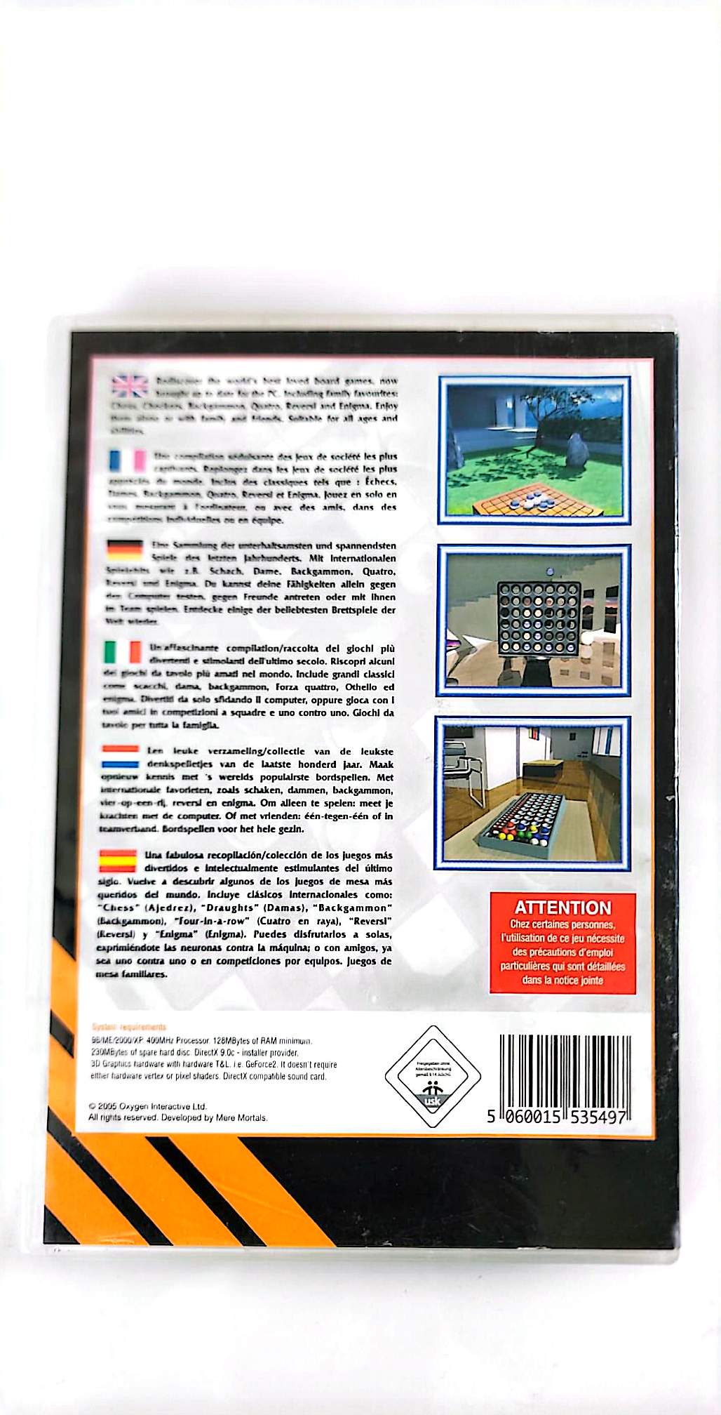 Family Board Games – Jeu PC CD-ROM | Liquid Games | Échècs, Dames, Backgammon, Sudoku | PAL