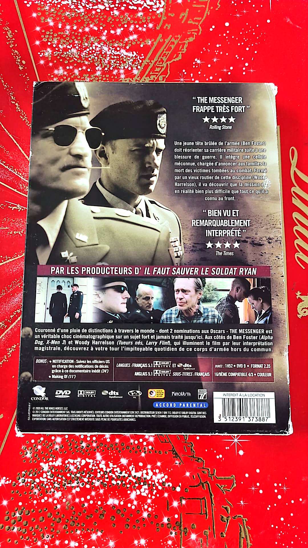 DVD : the messenger en