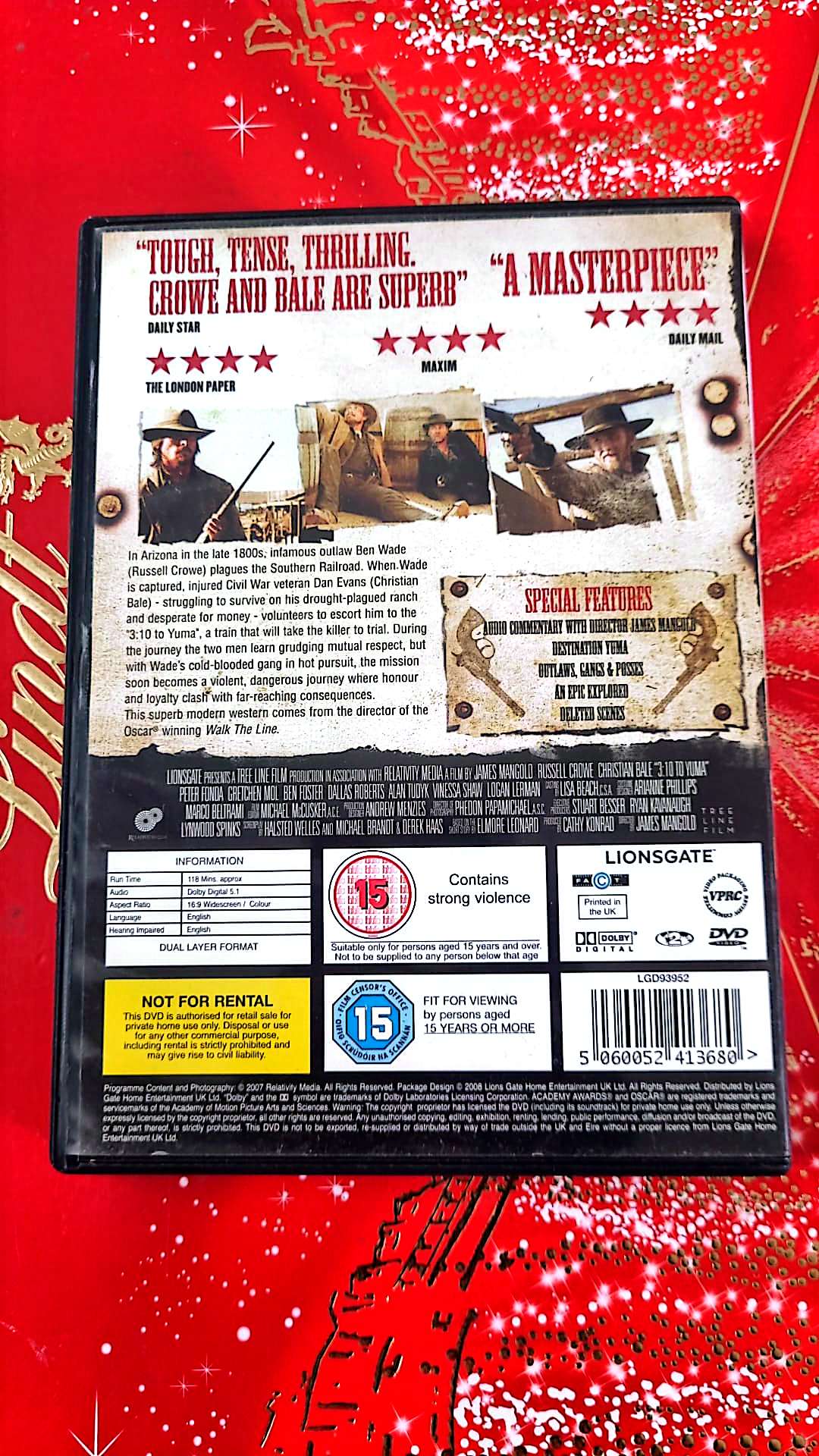 DVD : 3:10 To yuma