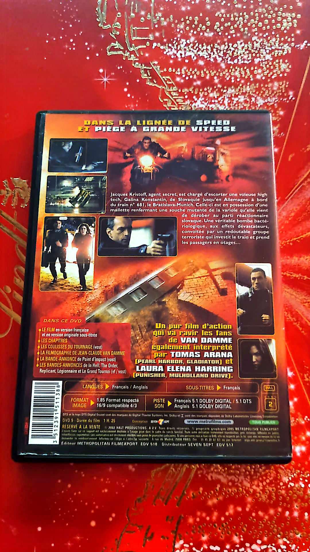 DVD : van damme point d'impact en