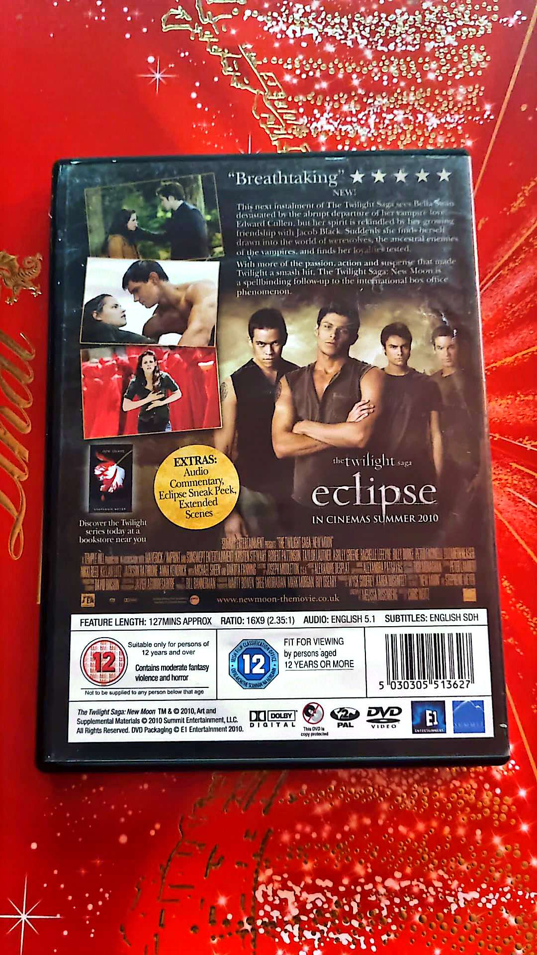 DVD : the twilight saga new moon