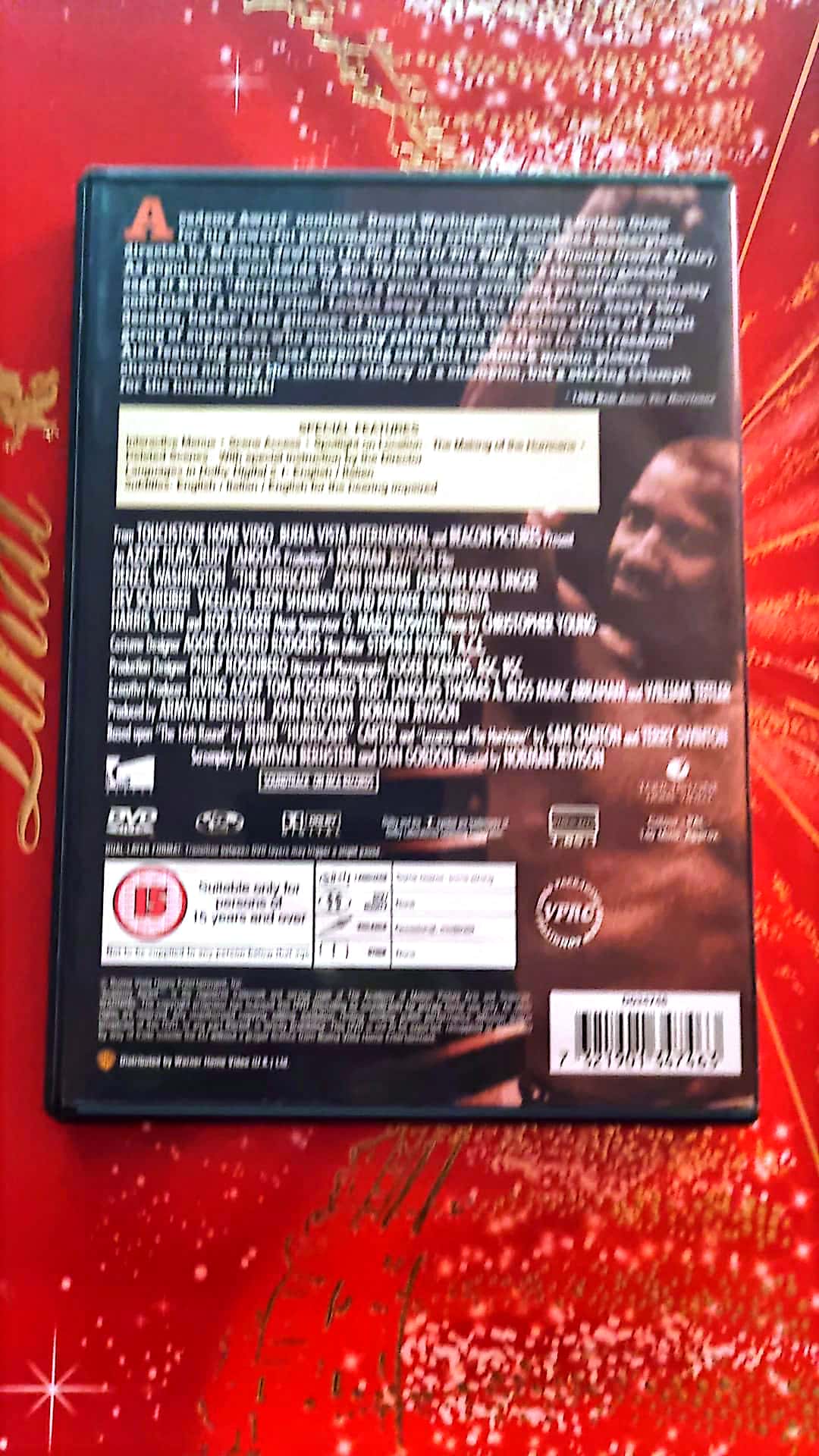 DVD Denzel Washington the Hurricane