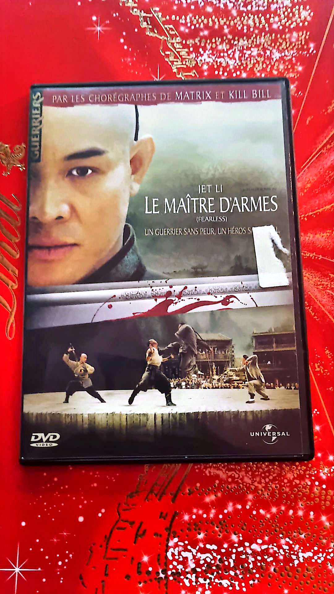 DVD : jet li le maitre d'arme en