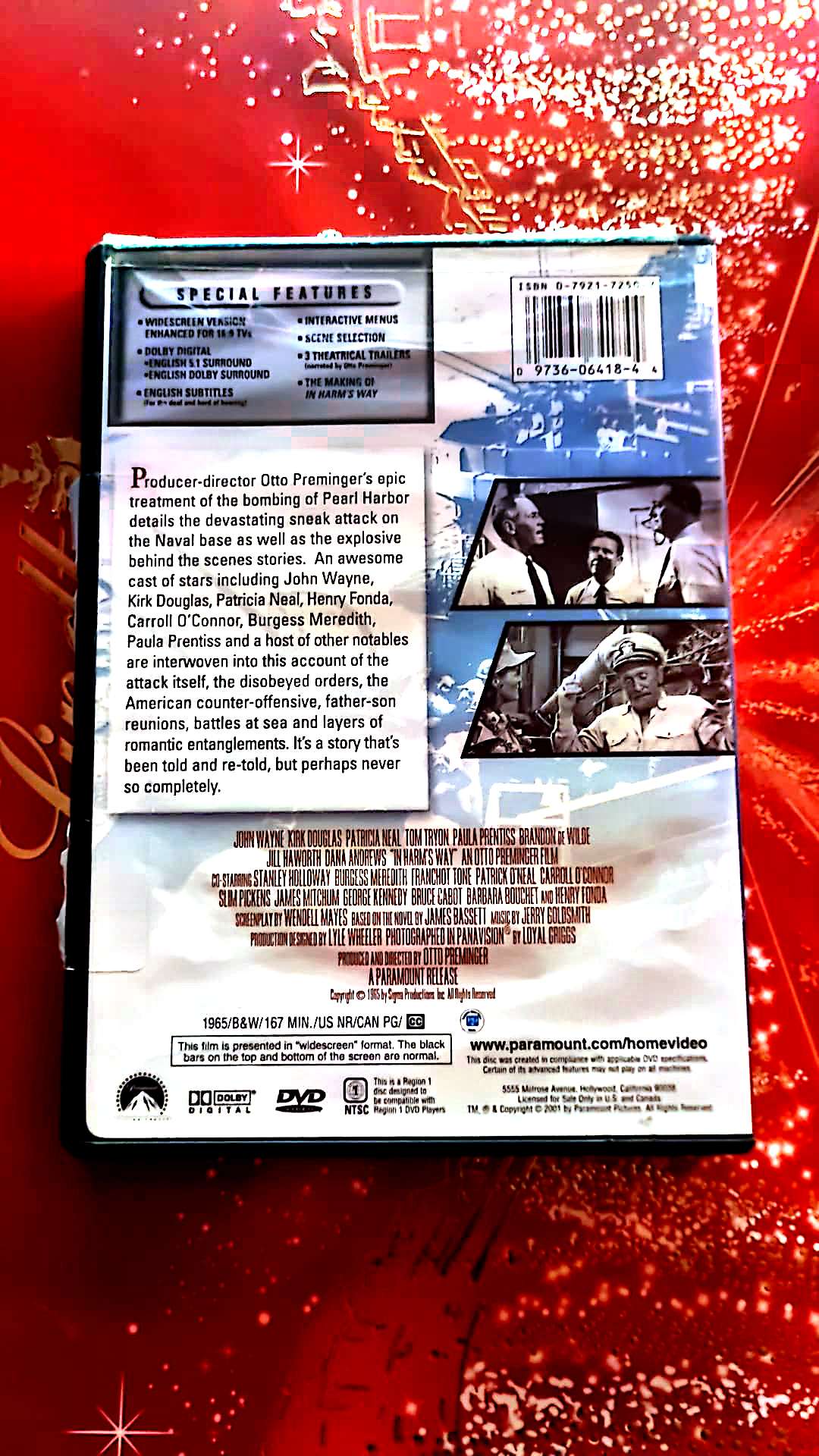 dvd john wayne in harm's way