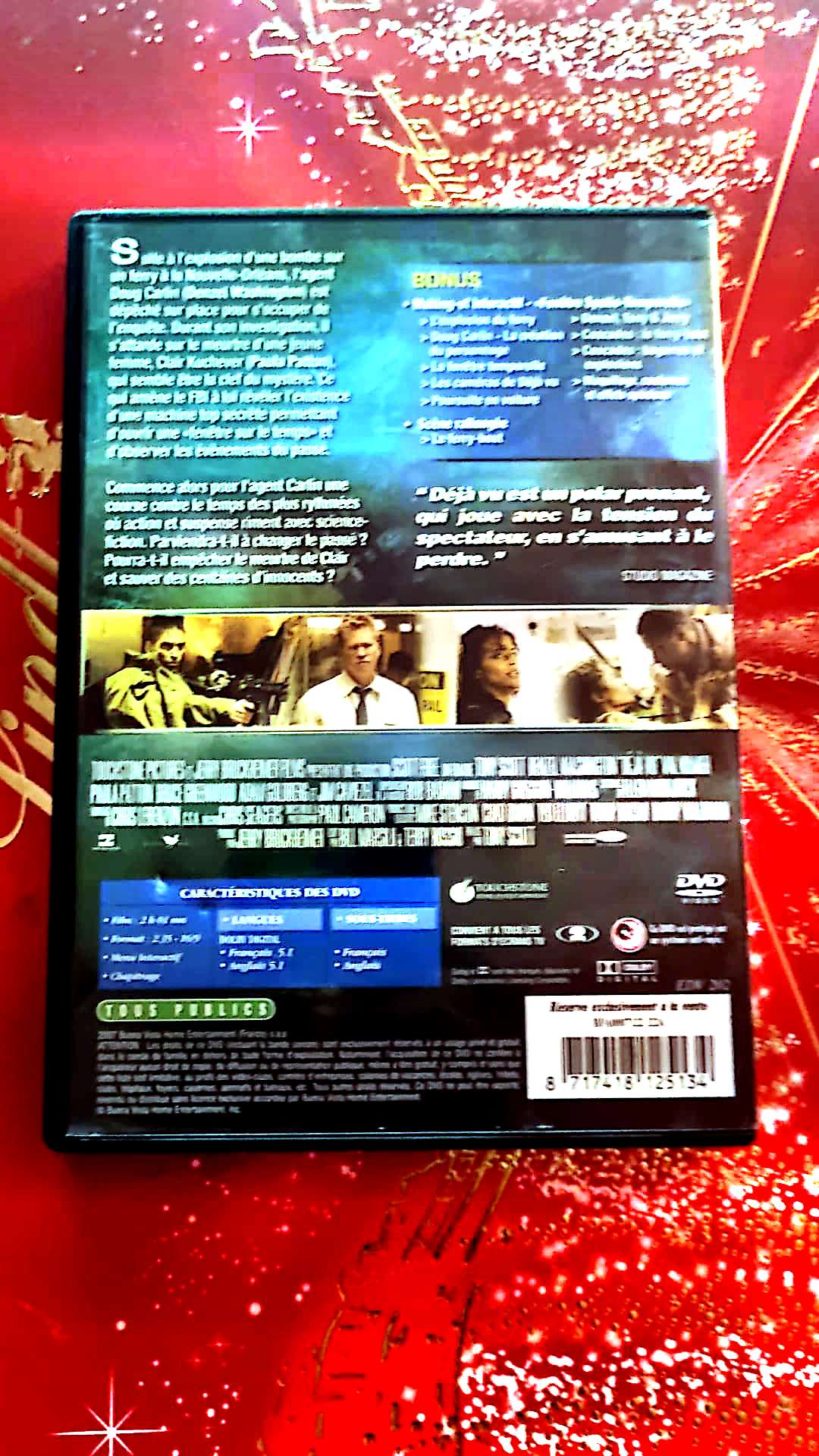 dvd denzel washington deja vu