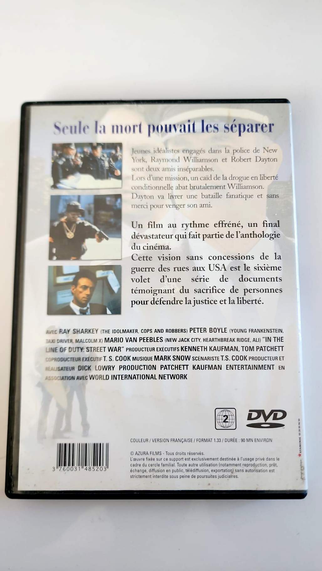 Street War (Line of Duty) – DVD VF Azura Films – Policial – Buen estado