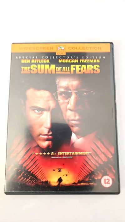 The Sum of All Fears (La Somme de toutes les peurs) – UK DVD edition – Good condition