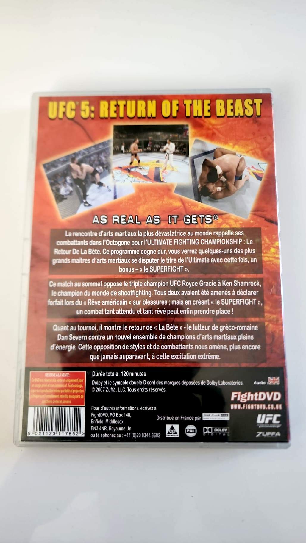 UFC 5: Return of the Beast – DVD FightDVD – Good condition