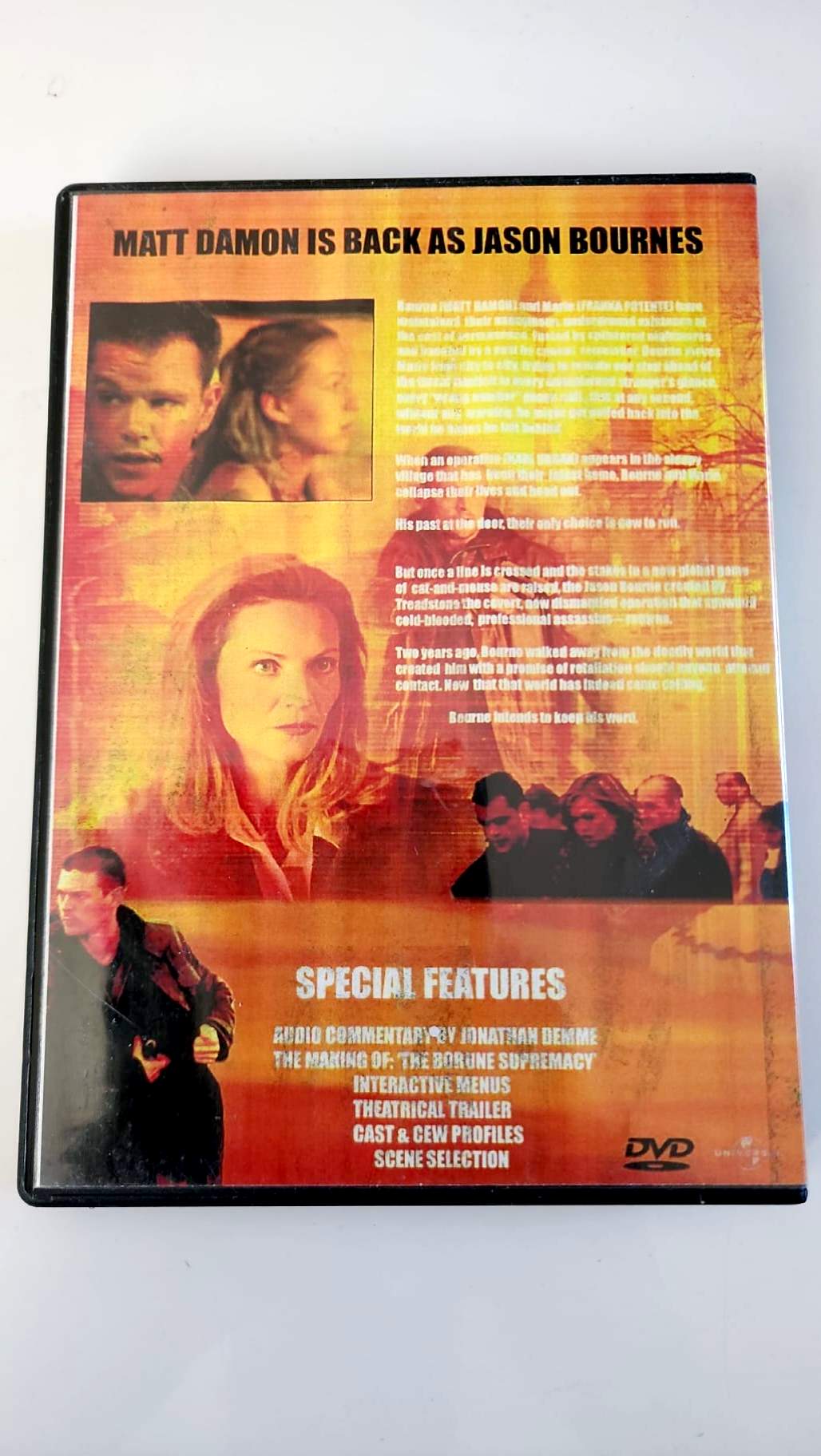 El mito de Bourne – DVD Widescreen con Matt Damon – Buen estado