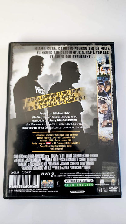 Bad Boys II – DVD Columbia TriStar – Will Smith, Martin Lawrence – Bon état