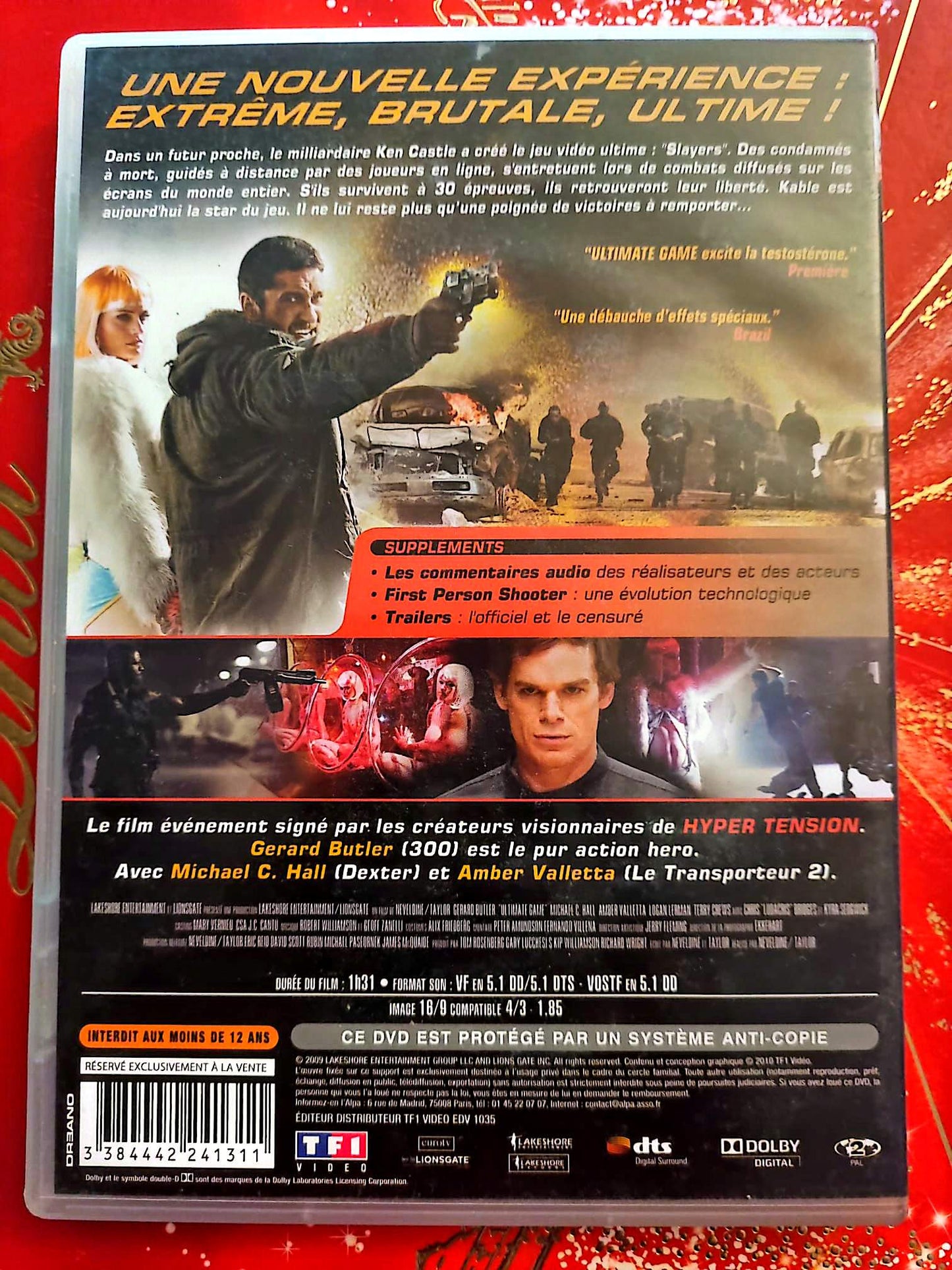 Ultimate Game – DVD – Film Action Science-Fiction – Gerard Butler – Michael C. Hall