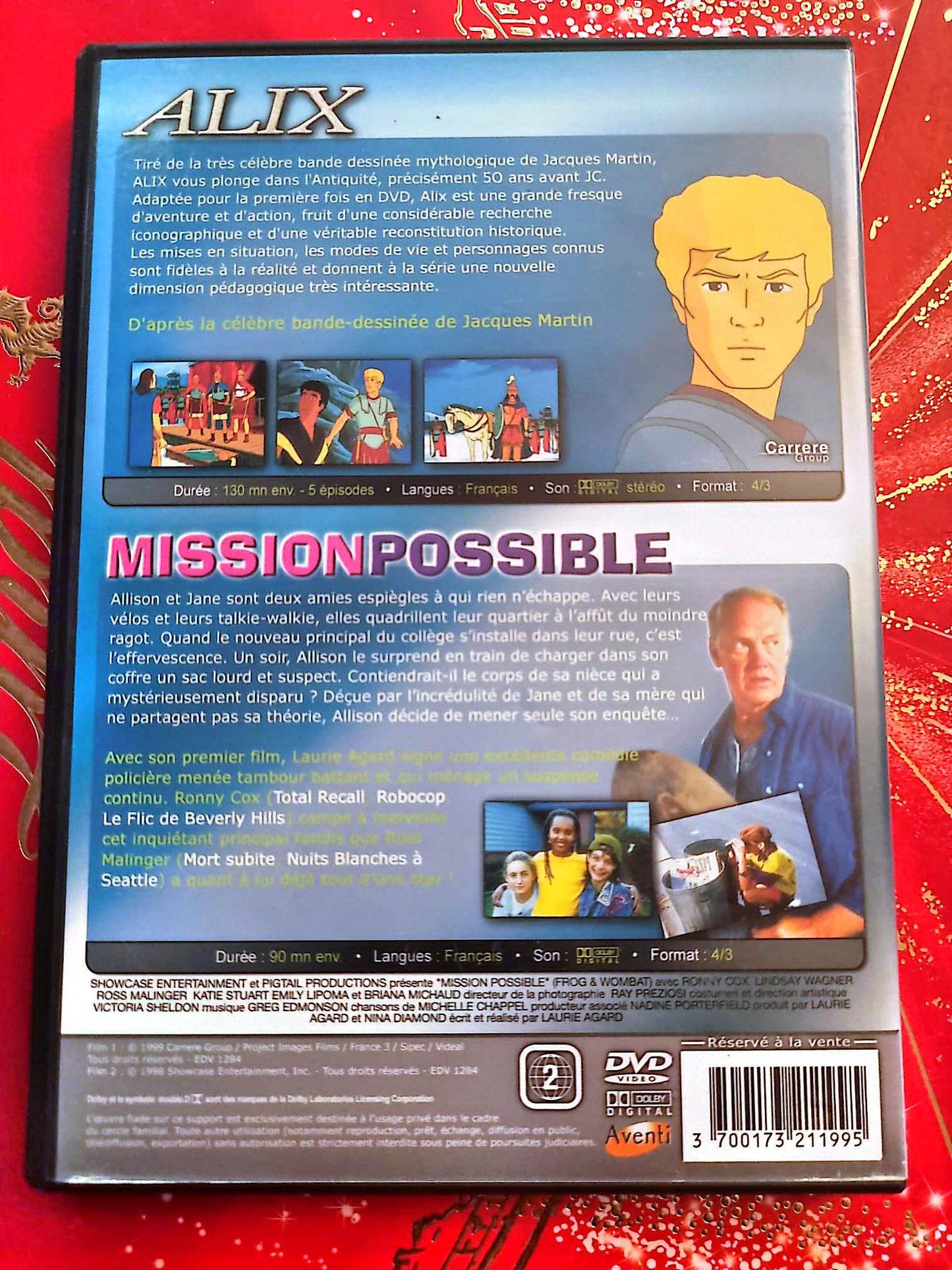 Alix + Mission Possible – Coffret DVD – 2 Films – Dessin Animé & Film Jeunesse