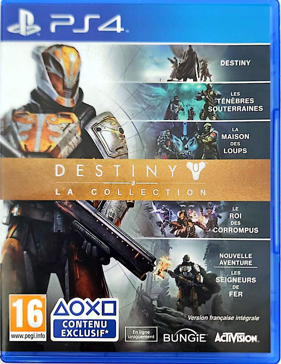 Destiny La Collection PS4 Jeu PlayStation 4 Version Française Intégrale Bungie Activision Édition Complète
