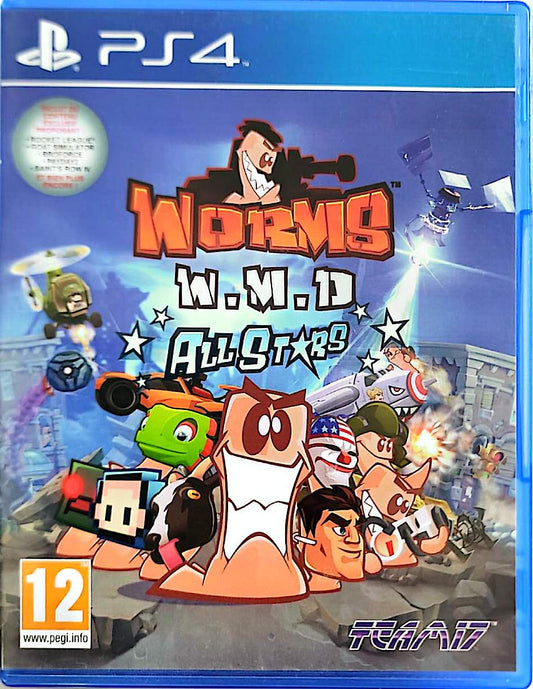 Worms W.M.D All-Stars PS4 – Jeu PlayStation 4 – Action Stratégie Tour par Tour – Édition All-Stars – PEGI 12