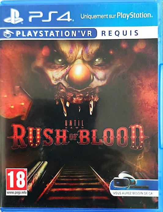 Until Dawn: Rush of Blood PS4 – Jeu PlayStation VR Requis – Jeu d'Horreur et de Tir sur Rails – Version Française