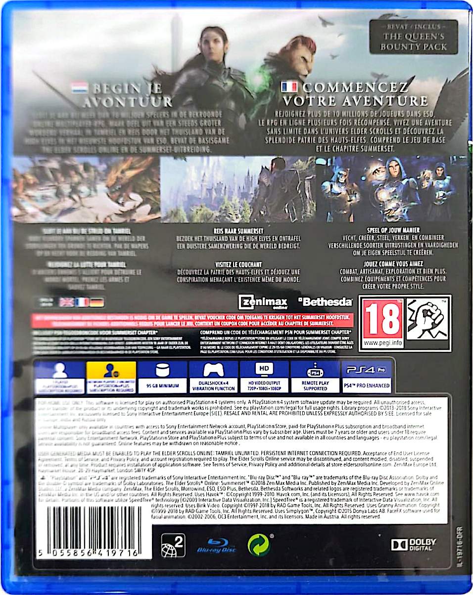 Addon - ZeniMax Online Studios - The Elder Scrolls Online: Summerset - Jeu de rôle - PC - Download