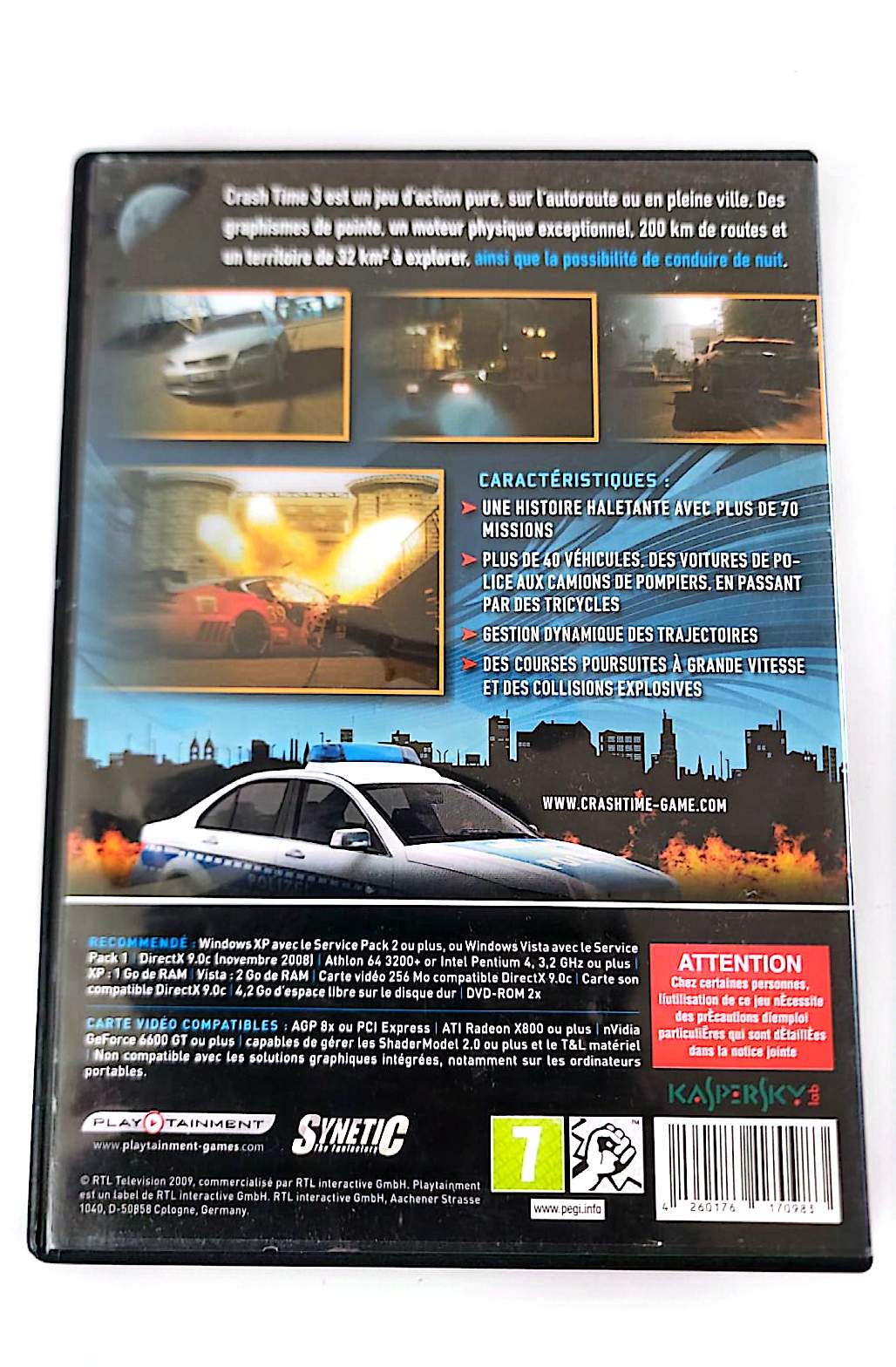 Crash Time III – Jeu PC DVD-ROM | Playtainment | Course Poursuite Action | Version Française