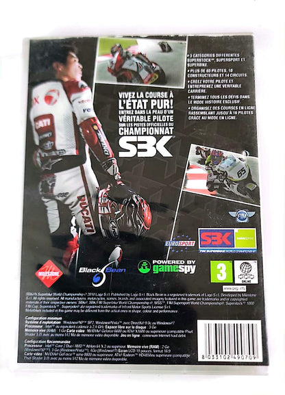 SBK X Superbike World Championship – Jeu PC DVD-ROM | Black Bean | Milestone | Version Française