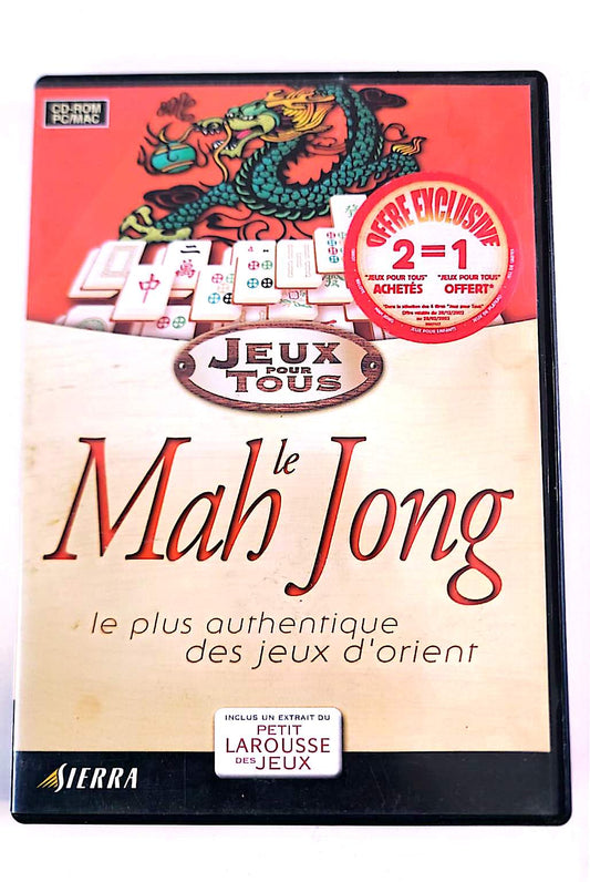 Le Mah Jong – Jeu PC & Mac CD-ROM | Sierra | Jeux Pour Tous | Version Française