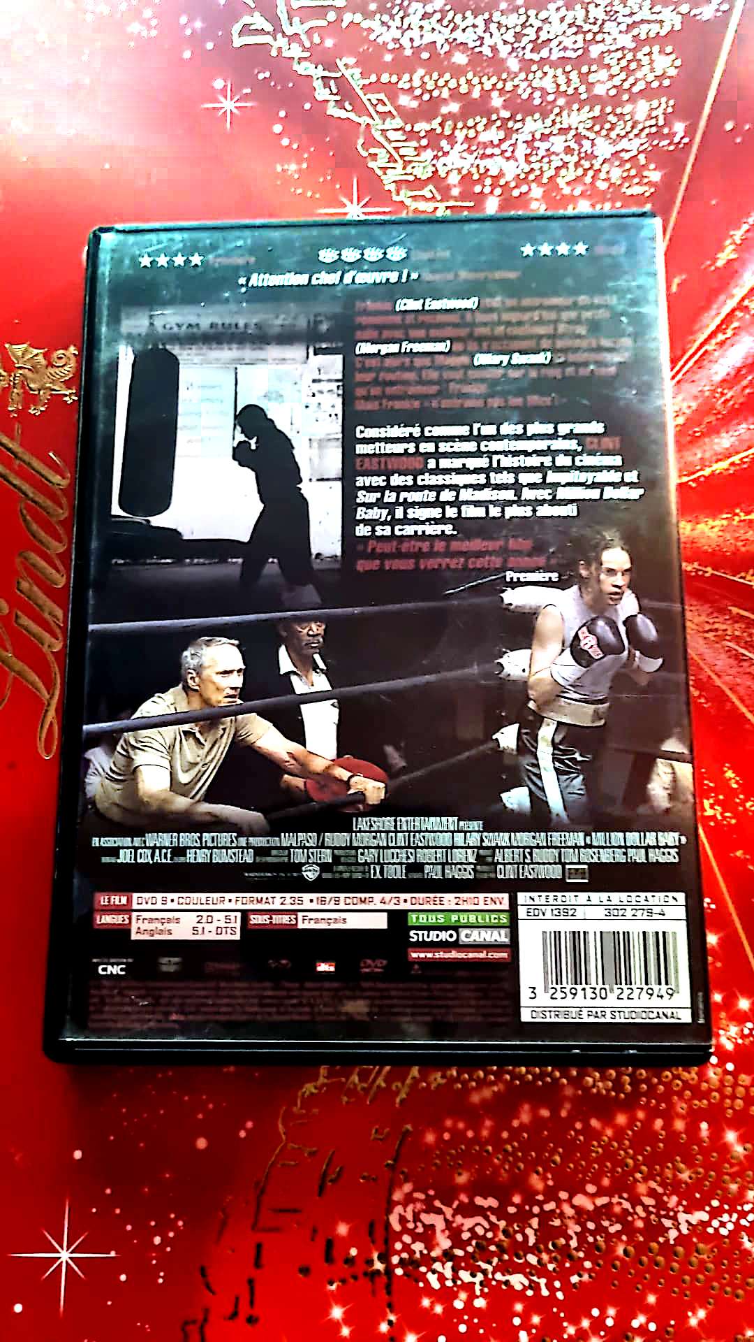 DVD Clint Eastwood million dollar baby
