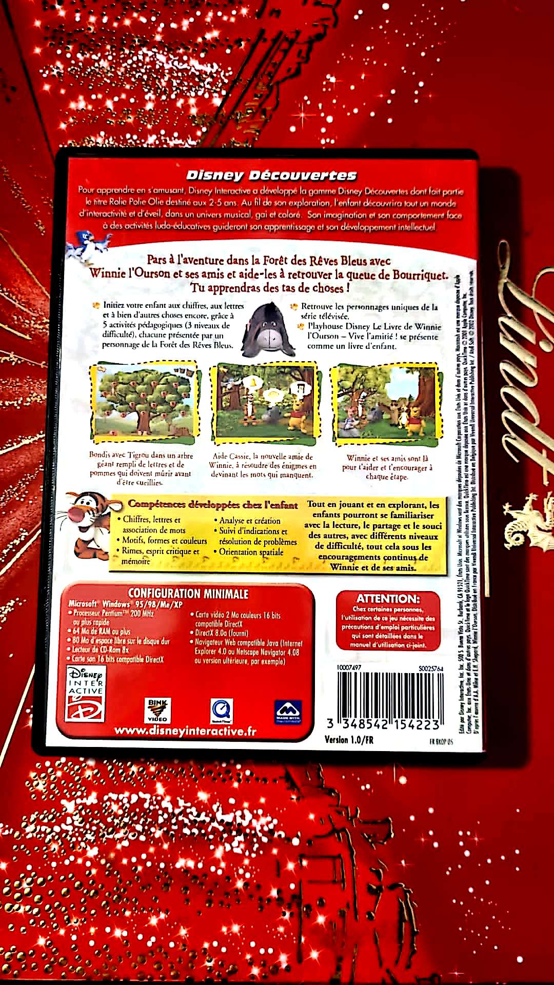 Jeu vidéo PC : disney decouvertes le livre de winnie l'ouron vive l'amitié