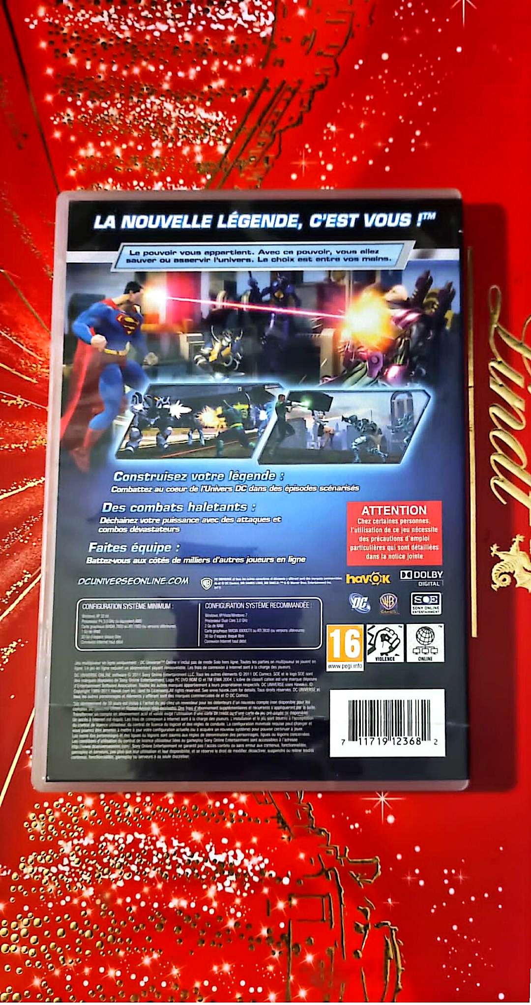 Jeu vidéo PC : dc universe online jeu PC