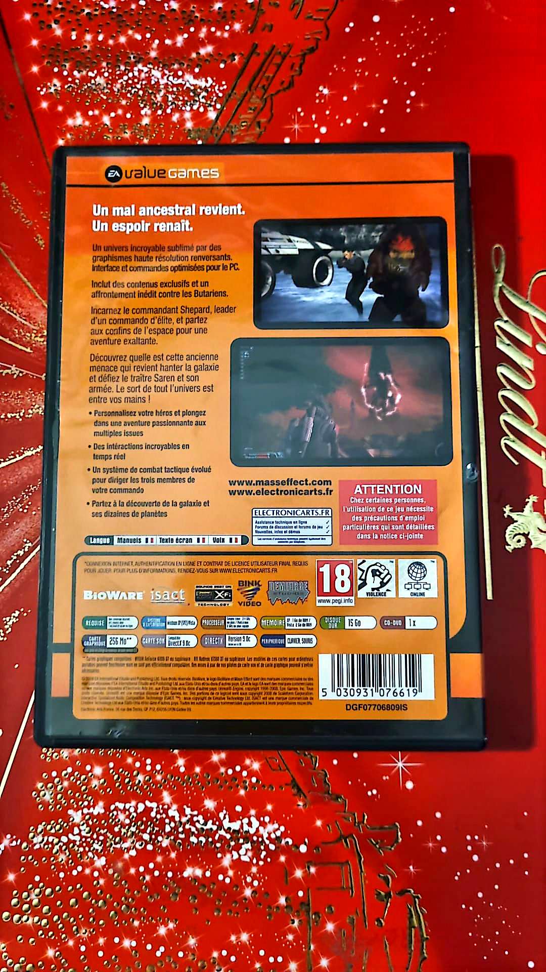 Jeu vidéo PC : mass effect bioware jeu PC