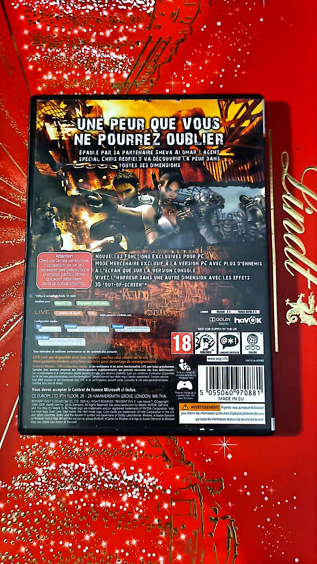 Jeu vidéo PC : Résident evil jeu PC