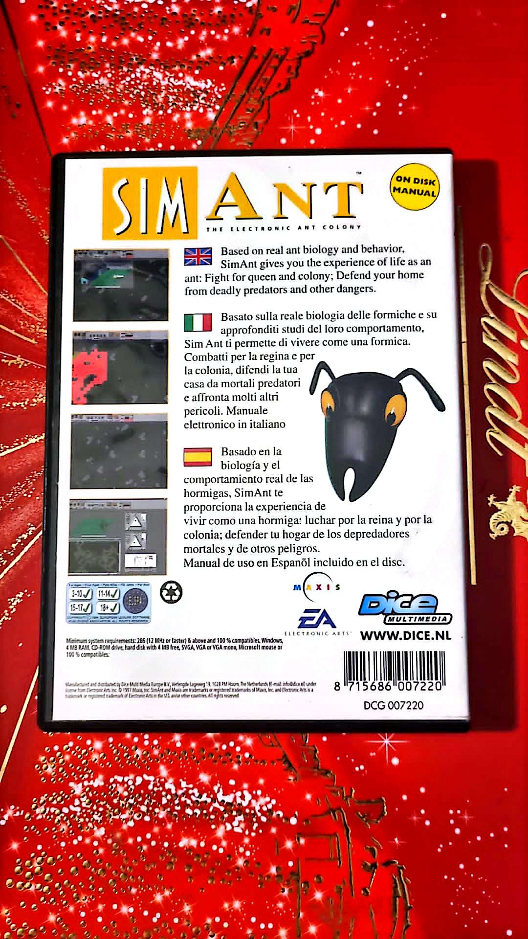 Jeu vidéo PC : sim ant jeu PC