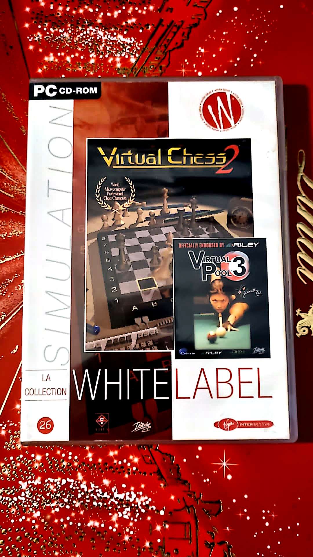 Jeu vidéo PC : simulation white label virtual chess 2 virtual pool 3 état