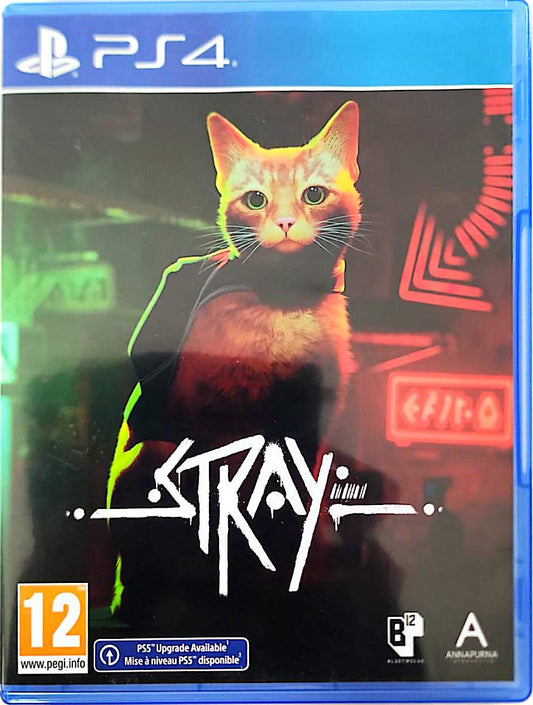 Stray PS4 – Jeu PlayStation 4 – Aventure Cyberpunk avec un Chat – Version Française – Upgrade PS5 Inclus
