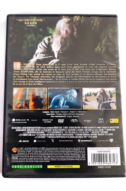 El Hobbit: Un viaje inesperado – DVD | Peter Jackson | Martin Freeman, Ian McKellen | Fantasía Tolkien | Versión en francés | Segunda mano en buen estado