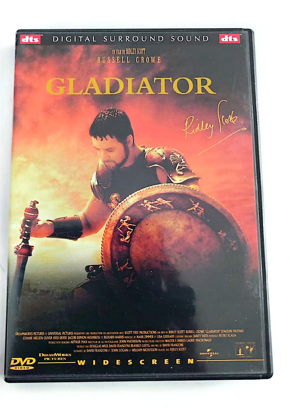 Gladiator – DVD | Péplum Historique | Ridley Scott | Russell Crowe | DTS Widescreen | Zone 2
