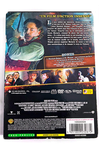 Sherlock Holmes: A Game of Shadows – DVD | Action Crime | Robert Downey Jr. & Jude Law | Guy Ritchie | Region 2