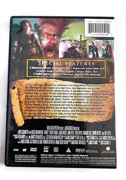 King Arthur – DVD | Historical Action Film | Clive Owen, Keira Knightley | Touchstone Pictures | NTSC