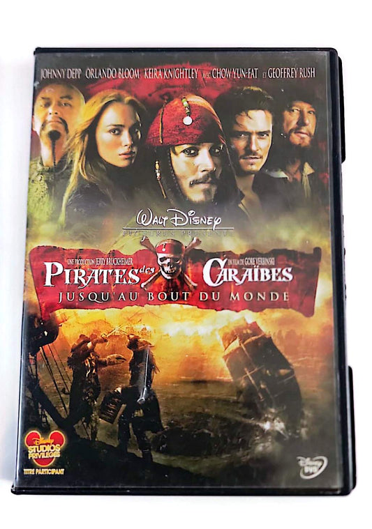 Pirates des Caraïbes : Jusqu’au Bout du Monde – DVD | Film Aventure Action | Johnny Depp | Disney | Zone 2