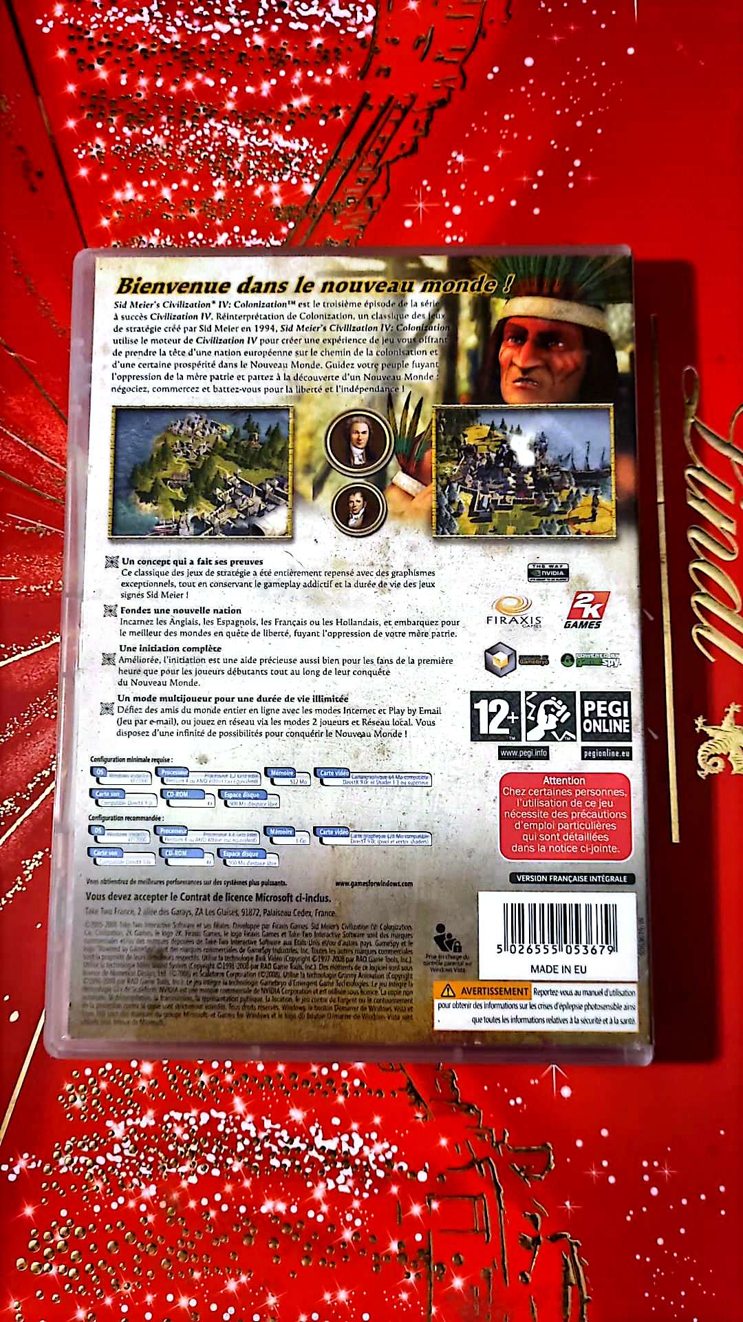 Jeu vidéo PC : sid meier's civilization iv colonization jeu PC
