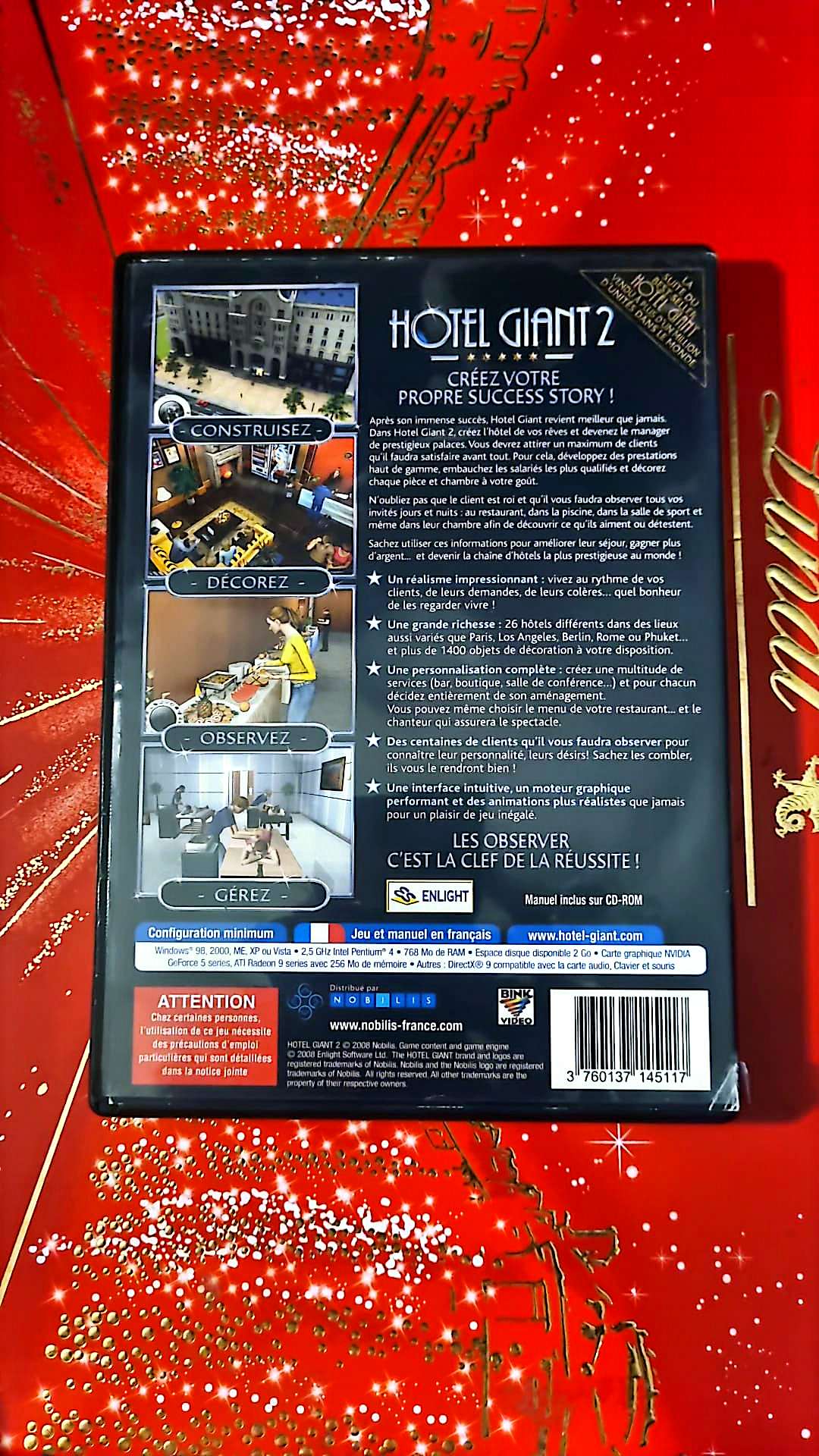 Jeu vidéo PC : hotel giant 2 gameplay pc