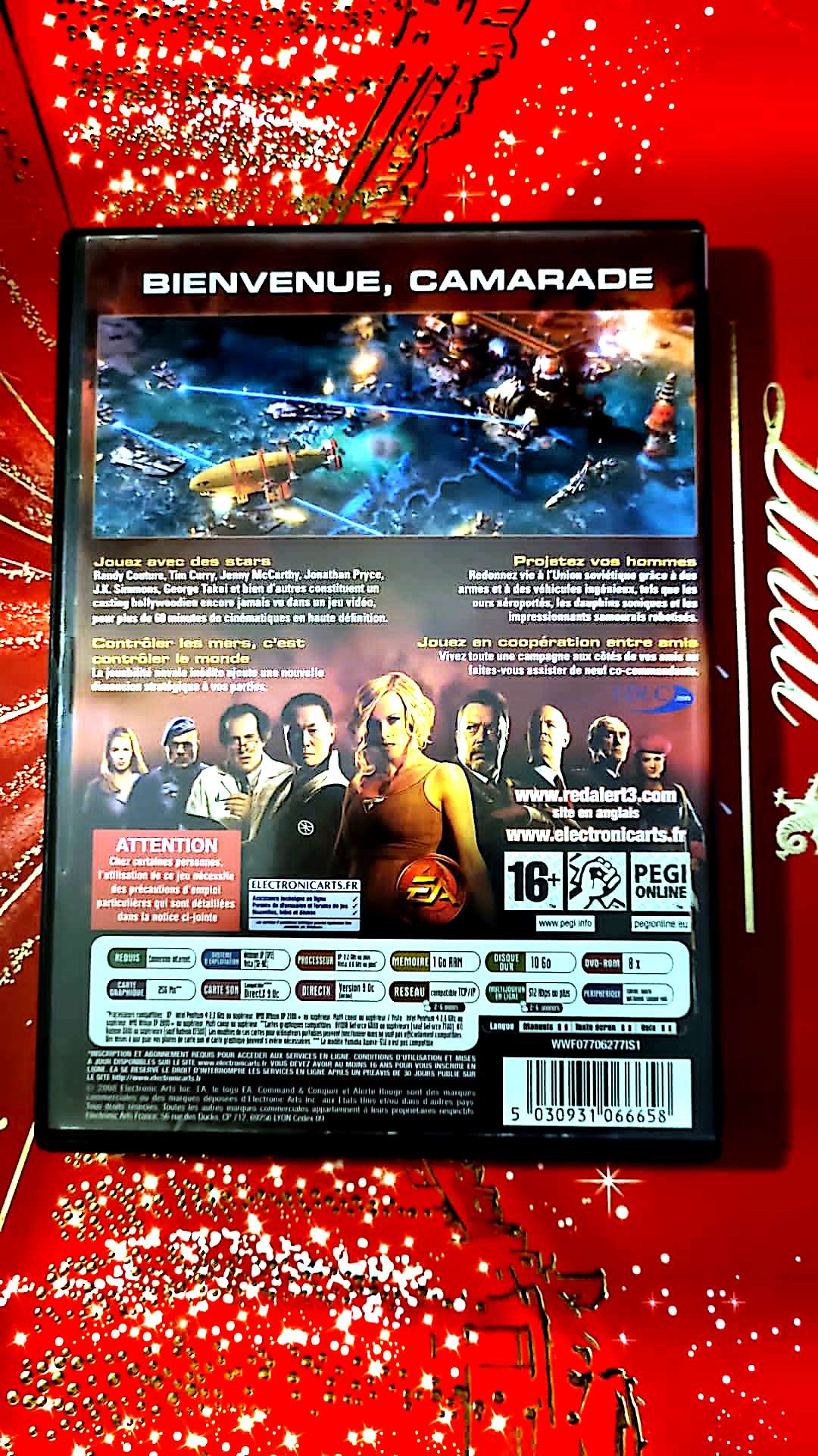 Jeu vidéo PC : command conquer alerte rouge 3